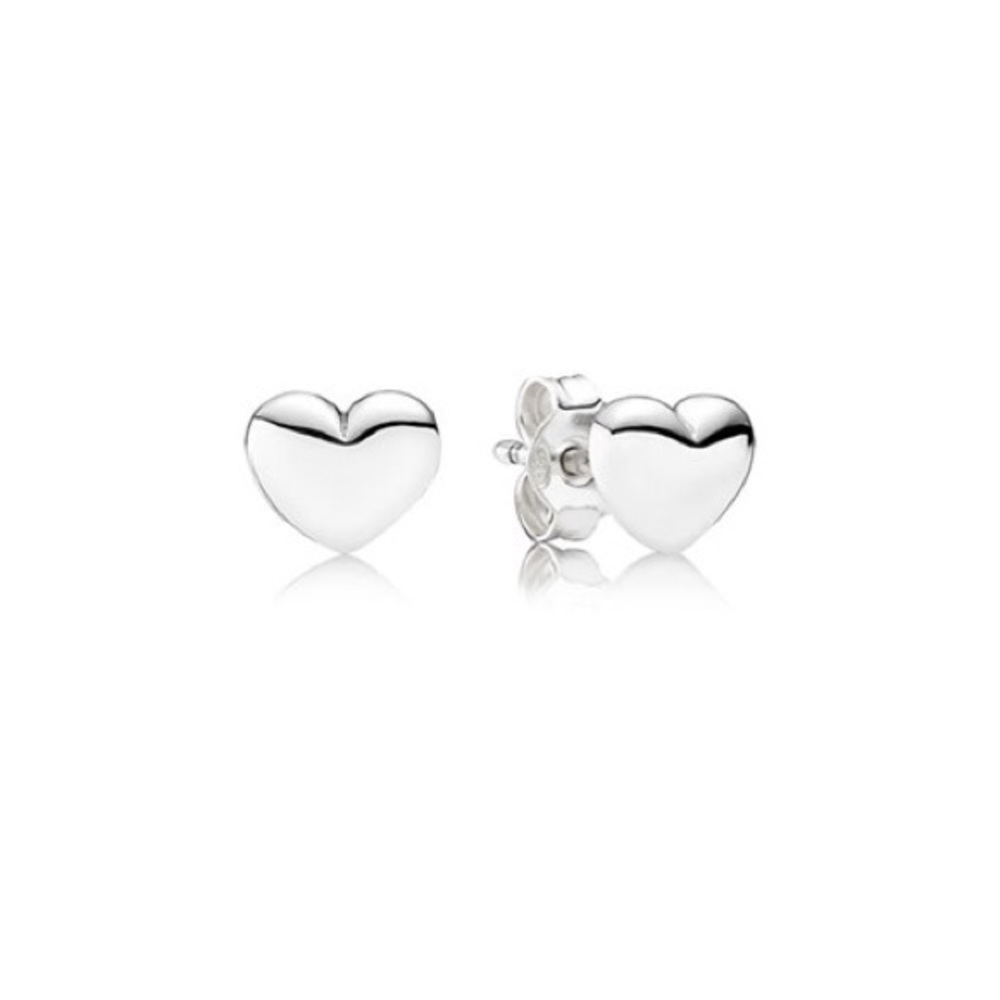 Pandora Heart Stud Earrings